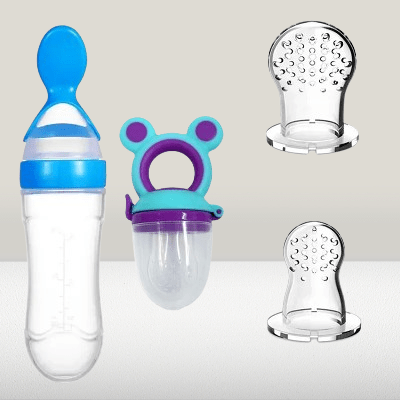 Biberon cuillère - NewBabyFeedingBottle™ - Bleu - Domaine des Bébés