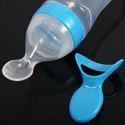 Biberon cuillère - NewBabyFeedingBottle™ - Bleu - Domaine des Bébés
