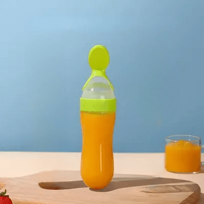 Biberon cuillère - NewBabyFeedingBottle™ - Vert - Domaine des Bébés