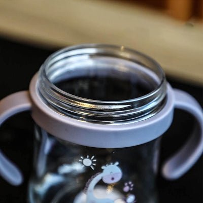 Gourde Bebe - SippyZoo™ - Bleu - Domaine des Bébés