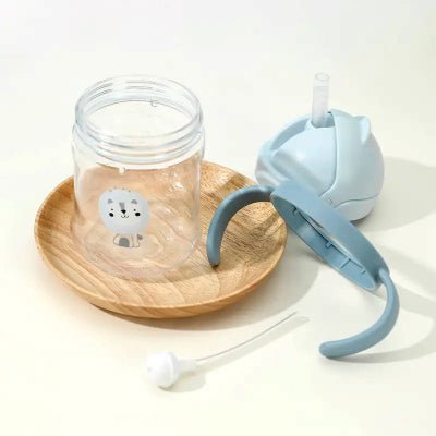 Gourde Bebe - SippyZoo™ - Bleu - Domaine des Bébés