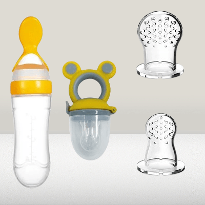 Biberon cuillère - NewBabyFeedingBottle™ - Jaune - Domaine des Bébés