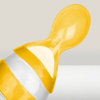 Biberon cuillère - NewBabyFeedingBottle™ - Jaune - Domaine des Bébés