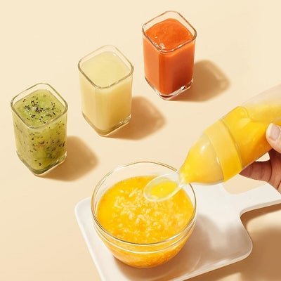 Biberon cuillère - NewBabyFeedingBottle™ - Jaune - Domaine des Bébés