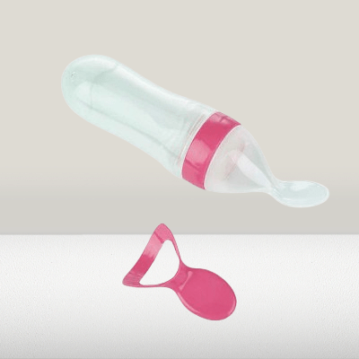 Biberon cuillère - NewBabyFeedingBottle™ - Rose - Domaine des Bébés